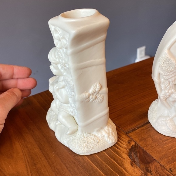 JOY Angels Candle Holders EUC - Picture 4 of 16